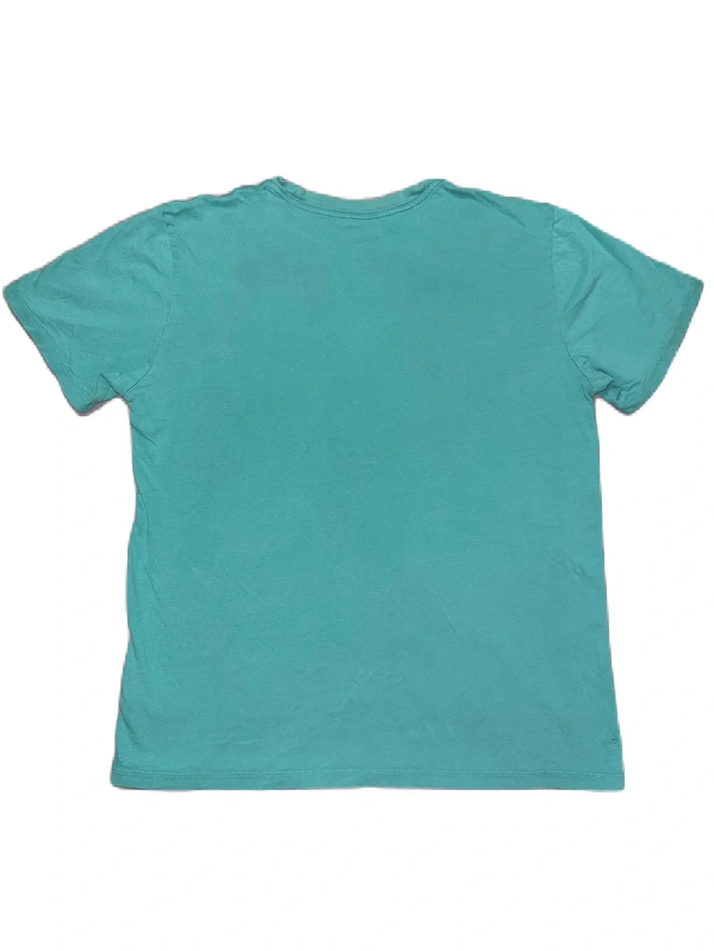 The North Face S Short Sleeve Logo Tee Teal Blue